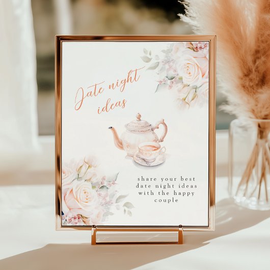 Elegante Rozen Vrijgezellenfeest Date Night Ideeën Poster