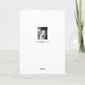 Elegante  Rozen w/Monogram-Maroon Achtergrond Notitiekaartje (Achterkant)