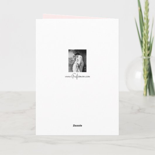 Elegante  Rozen w/Monogram-Maroon Achtergrond Notitiekaartje (Achterkant)