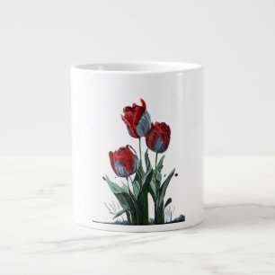 Elegante rozenbloem mok – Tijdloos bloemendesign