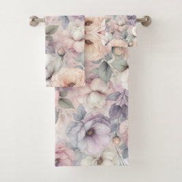 Elegante Rozenbloesems Bad Handdoek