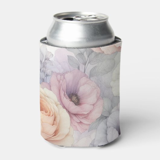 Elegante Rozenbloesems Blikjeskoeler (Blikje Voorkant)
