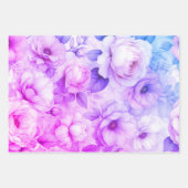 Elegante Rozenbloesems Inpakpapier Vel (Voorkant 3)