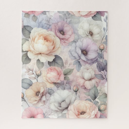 Elegante Rozenbloesems Legpuzzel (Verticaal)