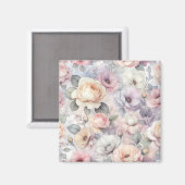 Elegante Rozenbloesems Magneet (Voorkant / Achterkant)