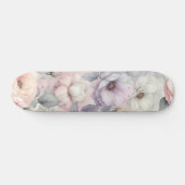Elegante Rozenbloesems Persoonlijk Skateboard (Horizontaal)