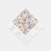 Elegante Rozenbloesems Servet (Hoek)