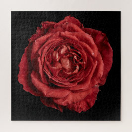 Elegante Rozencollectie op Zwarte Achtergrond Legpuzzel