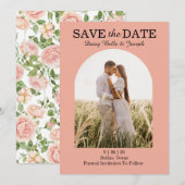Elegante Rozenhof  Save The Date (Voorkant / Achterkant)
