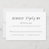 Elegante RSVP-kaart - NYC Save The Date (Voorkant)