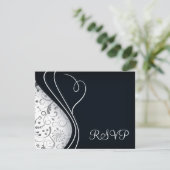 Elegante RSVP-kaarten Kaart (Staand voorkant)