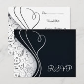 Elegante RSVP-kaarten Kaart (Voorkant / Achterkant)