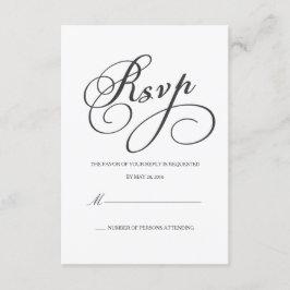 Elegante RSVP | Response Kaart
