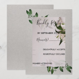 Elegante RSVP uitnodiging
