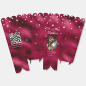 Elegante Ruby Folie & 40e Jubileum Popcorn Bedankdoosjes (Ongevouwen)