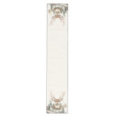 Elegante Rustic Noel Kersttafel Runner Medium Tafelloper (Voorkant)