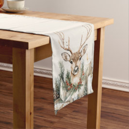 Elegante Rustic Noel Kersttafel Runner Medium Tafelloper
