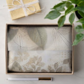 Elegante rustieke bloemen vlinder decoupage tissuepapier (Geschenk)