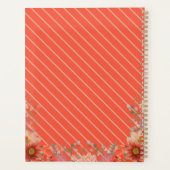 Elegante rustieke bloemenkamer planner (Achterkant)