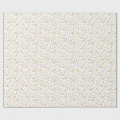 Elegante rustieke bloementuin cadeaupapier (Vlak)