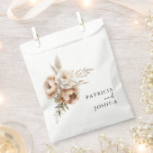 Elegante rustieke Boho bruiloft aangepaste gunstza Bedankzakje (Geknipt)