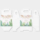 Elegante rustieke Boho Desert Cactus Arch Baby sho Bedankdoosjes (Ongevouwen)