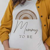 Elegante rustieke Boho mama om Baby shower te zijn T-shirt