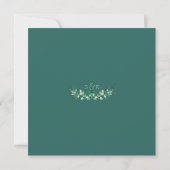 Elegante Rustieke Botanische Eucalyptusbladeren Save The Date (Achterkant)
