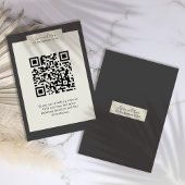 Elegante rustieke bruiloft behuizing Kaart