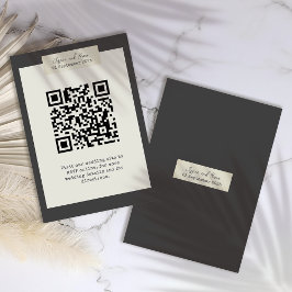 Elegante rustieke bruiloft behuizing Kaart