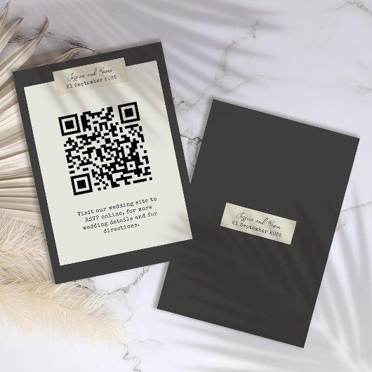 Elegante rustieke bruiloft behuizing Kaart