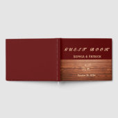 Elegante rustieke bruiloft gastenboek (Volledig)