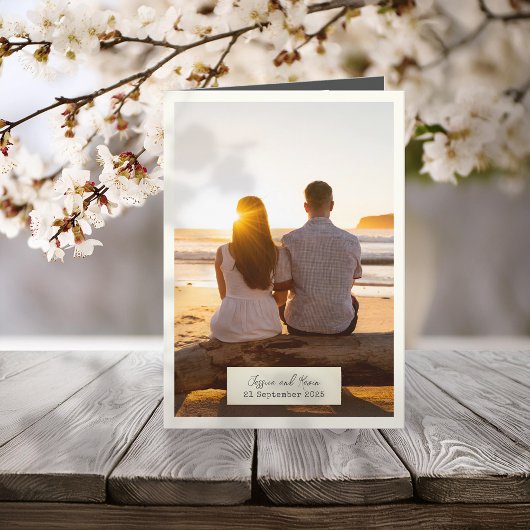 Elegante rustieke bruiloft met foto programma