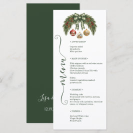 Elegante Rustieke Bruiloft Oogst Menu