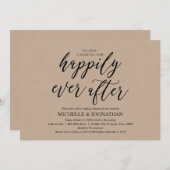 Elegante rustieke bruiloft repetitie diner nodigt  kaart (Voorkant / Achterkant)