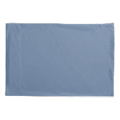 Elegante rustieke chique blauwe witte paarden toil kussensloop (Achterkant-Links)