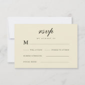 Elegante rustieke gedroogde bloemen donkere chocol RSVP kaartje (Achterkant)