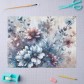 Elegante rustieke  geïnspireerde bloemdecoratie tissuepapier (Craft)