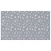 Elegante Rustieke Grijze Sneeuwvlokken patroon Fee Tafelkleed (Voorkant (Horizontaal))