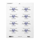 Elegante rustieke hart bruiloft water fles labels (Full Sheet)