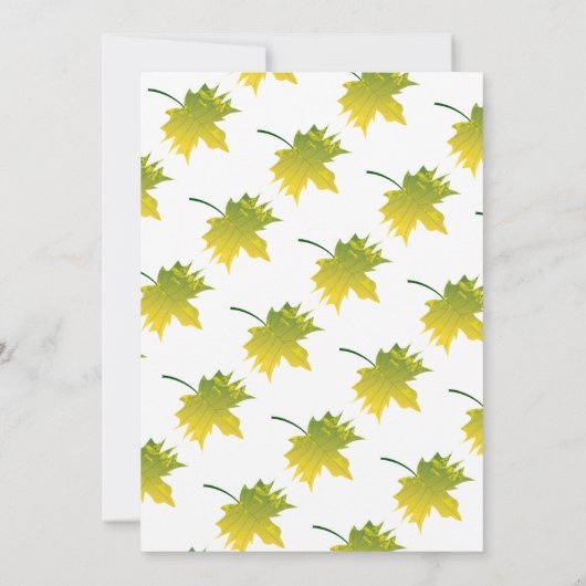 Elegante rustieke herfst bladeren herfst 30e verja kaart (Achterkant)