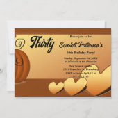 Elegante rustieke herfst bladeren pompoen 30e verj kaart (Voorkant)