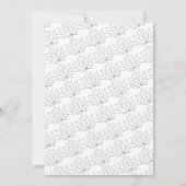 Elegante rustieke Herfst rode bladeren Boho herfst Kaart (Achterkant)