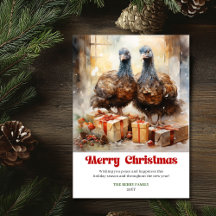 Elegante rustieke kerstscène dierlijke groet 