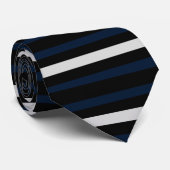 Elegante rustieke klassieker gestreept stropdas (Opgerold)