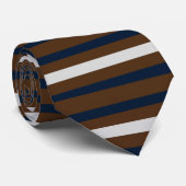 Elegante rustieke klassieker gestreept stropdas (Opgerold)