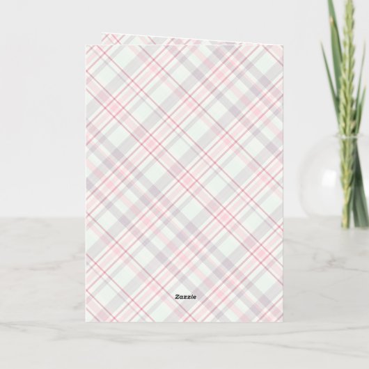 Elegante rustieke klassiekerig geplakt patroon gou folie feestdagenkaart (Achterkant)