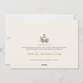 Elegante rustieke Noël kerstfotokaart Feestdagenkaart (Achterkant)