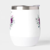 Elegante rustieke Paarse Blush geometrische bruilo (Links)