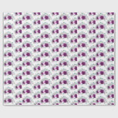 Elegante rustieke Paarse Blush geometrische bruilo Cadeaupapier (Vlak)